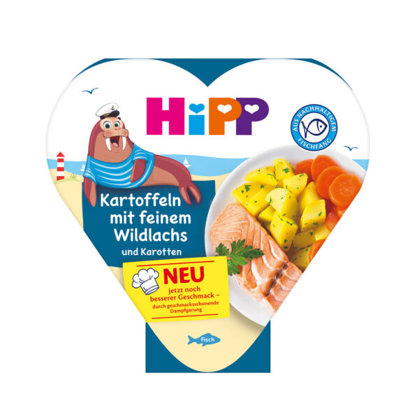 HiPP Children's Plate Potatoes & Fine Wild Salmon