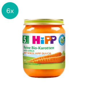 6x HiPP Pure Organic Carrots