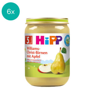 6x HiPP Williams-Christ Pears with Apple