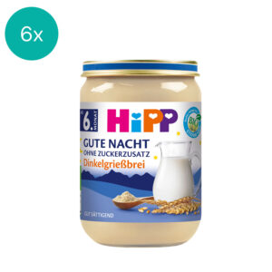 6x HiPP Spelt Semolina Porridge