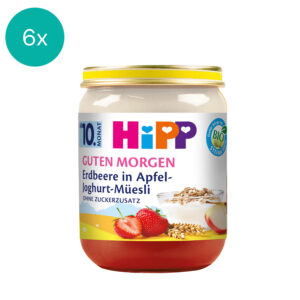 6x HiPP Strawberry in Apple Yogurt Muesli