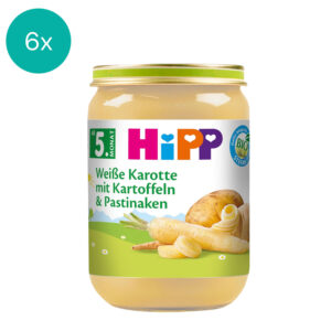 6x HiPP White Carrot with Potatoes & Parsnips