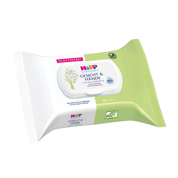 HiPP Baby Care - Face & Hands Wipes Ultra Sensitive